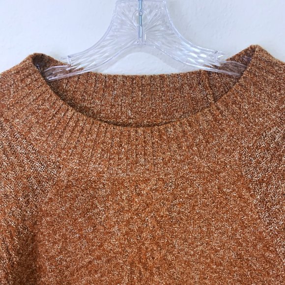 Prana CADWELL Knit Organic Cotton Sweater Tunic Dress in Adobe Brown M W33170236 - Picture 3 of 9